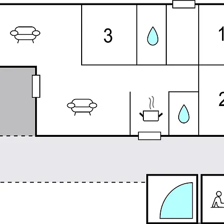 Hébergement de vacances In With Kitchen *