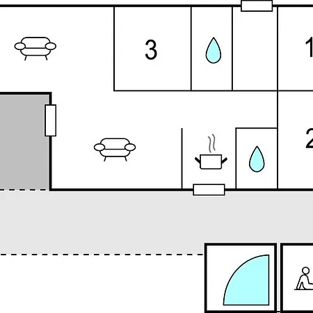 Hébergement de vacances In With Kitchen Grenå