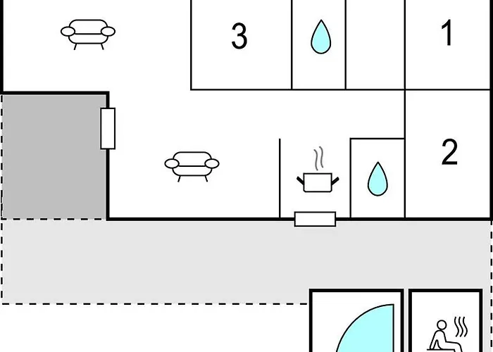 Prázdninový dům In With Kitchen Grenå